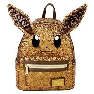 Loungefly Pokémon Exclusive Eevee Sequin Cosplay Mini Backpack